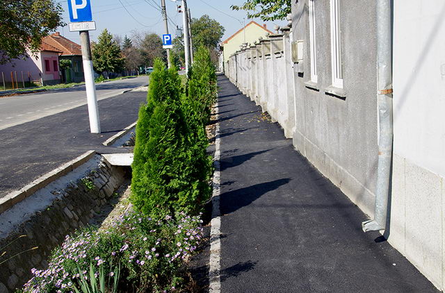 Programul de asfaltare a trotuarelor